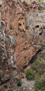 Zona de escalada barranco Guasiegre