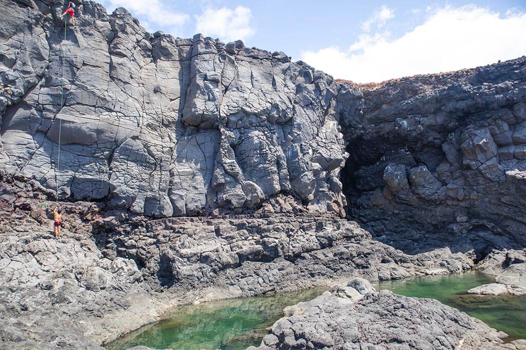 Croquis mapas reseñas escalada Lanzarote