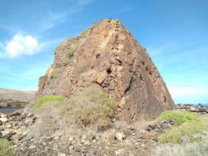 Zona de escalada Los Bolos Lanzarote